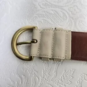 COACH 8500 Genuine Bone Leather D Ring Solid Brass Buckle Belt Women\'s Sz Large Coach | Accessories | Coach 850 Genuine Bone Leather D Ring  main image 3